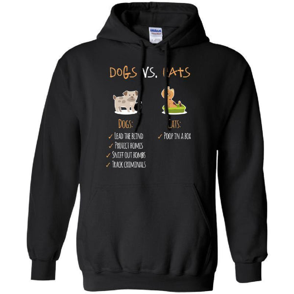 Dogs vs Cats Unisex Hoodie-KaboodleWorld