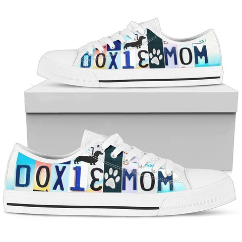 Doxie Mom Low Top Shoes-KaboodleWorld