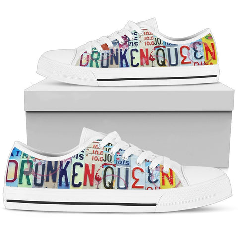 Drunken Queen Low Top Shoes-KaboodleWorld
