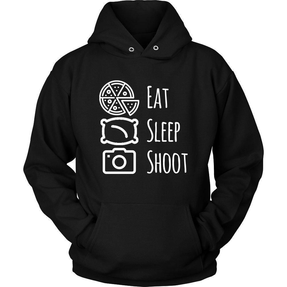 'Eat Sleep Shoot' Unisex Hoodie-KaboodleWorld