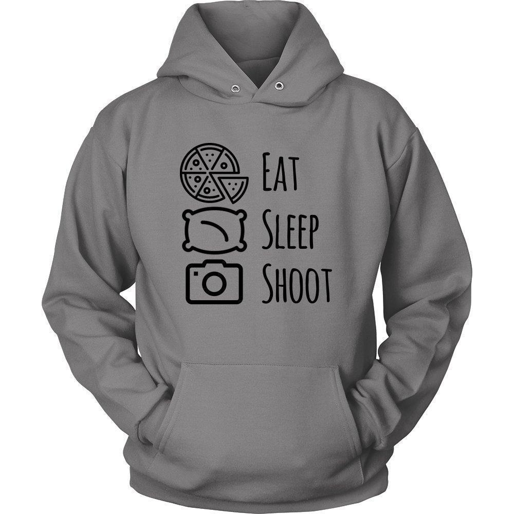 'Eat Sleep Shoot' Unisex Hoodie-KaboodleWorld