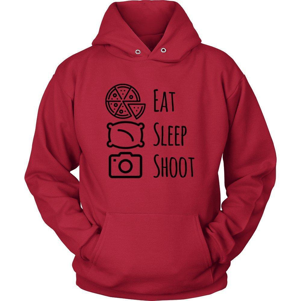 'Eat Sleep Shoot' Unisex Hoodie-KaboodleWorld