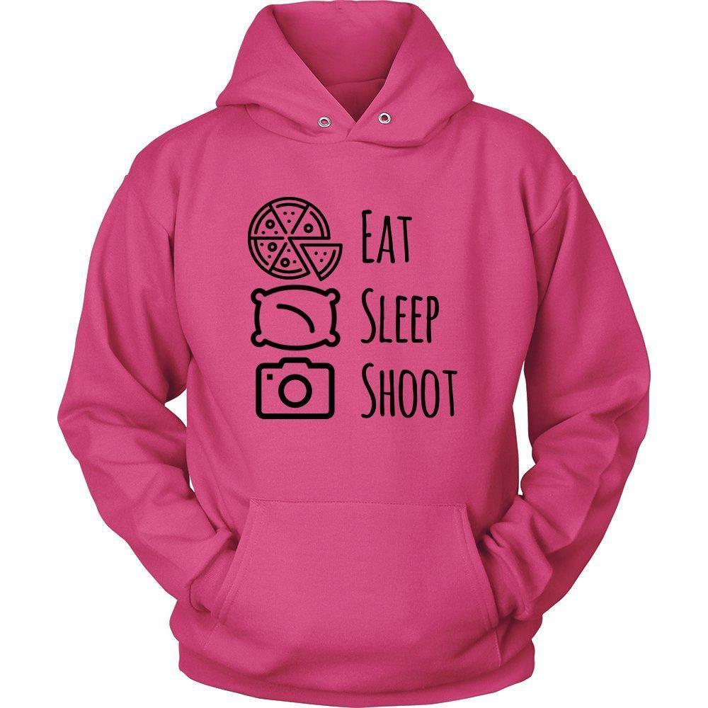 'Eat Sleep Shoot' Unisex Hoodie-KaboodleWorld