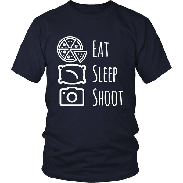 'Eat Sleep Shoot' Unisex T-Shirt-KaboodleWorld