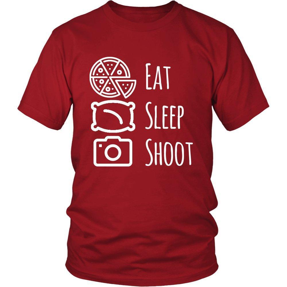 'Eat Sleep Shoot' Unisex T-Shirt-KaboodleWorld