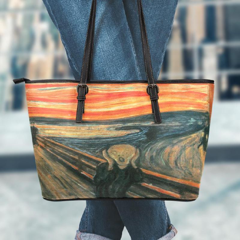 Edvard Munch the Scream Small Tote-KaboodleWorld