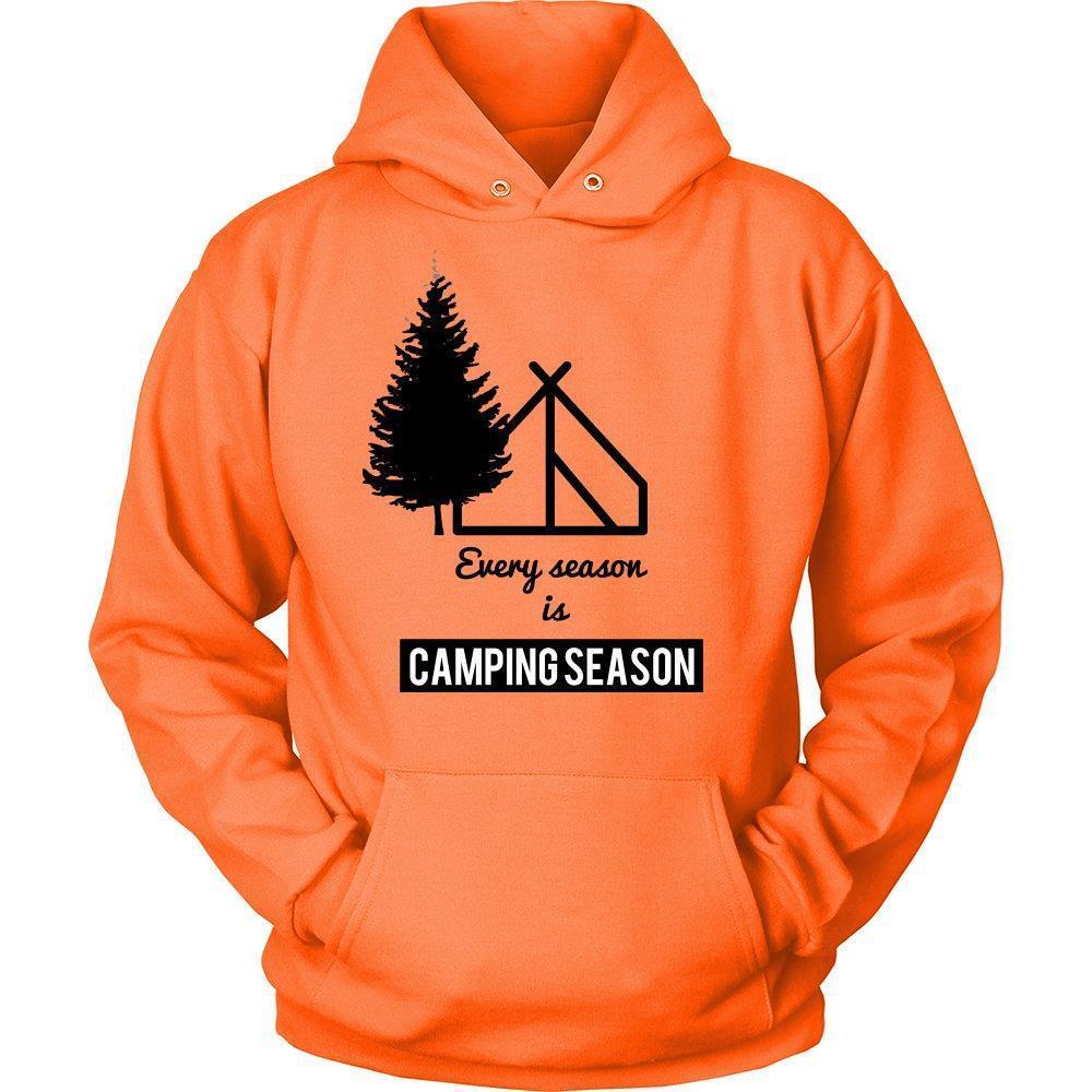 'Every Season Is Camping Season' Unisex Hoodie-KaboodleWorld