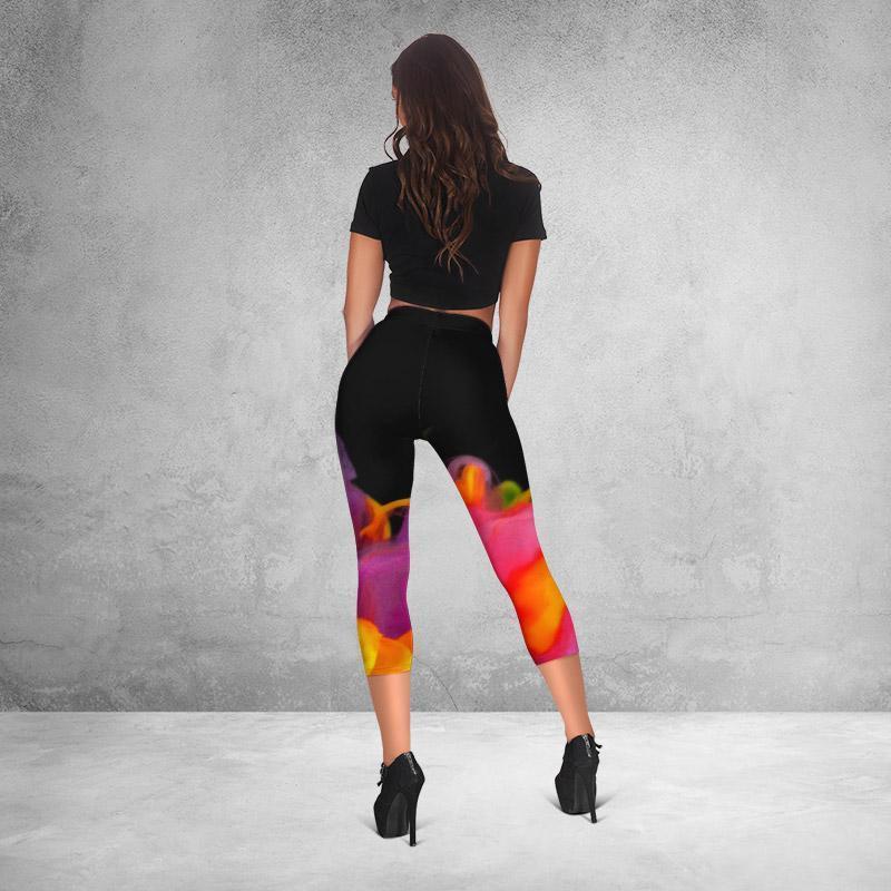 Fashionable Comfy Vibrant Capris - Color 18-KaboodleWorld