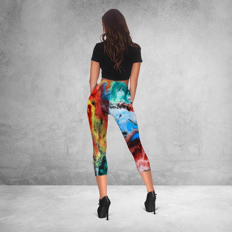 Fashionable Comfy Vibrant Capris - Model 12-KaboodleWorld