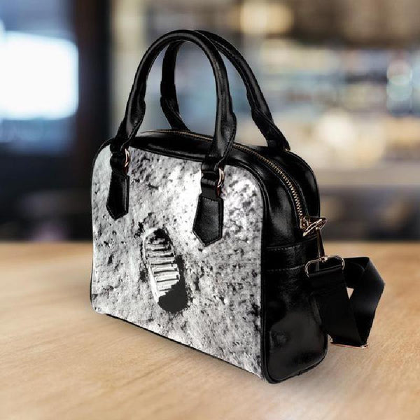 Foot Print on the Moon Handbag-KaboodleWorld