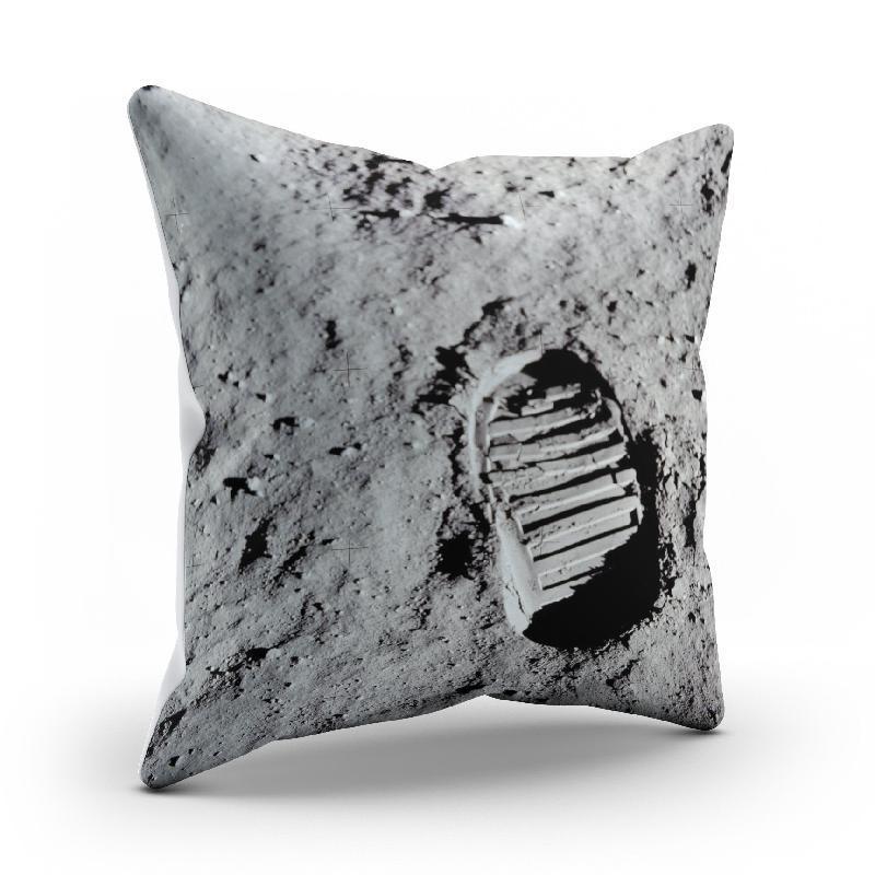 Foot Print on the Moon Pillow Cover-KaboodleWorld