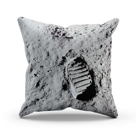 Foot Print on the Moon Pillow Cover-KaboodleWorld
