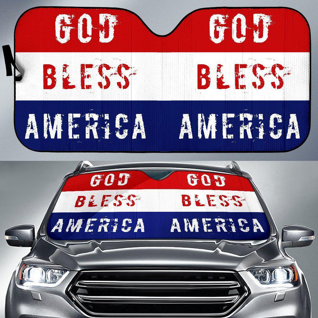 God Bless America Car Sun Shades-KaboodleWorld