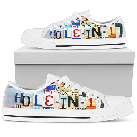 Hole In 1 Low Top Shoes-KaboodleWorld