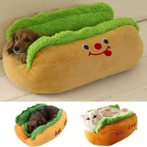 Hot Dog Pet Winter Bed-KaboodleWorld