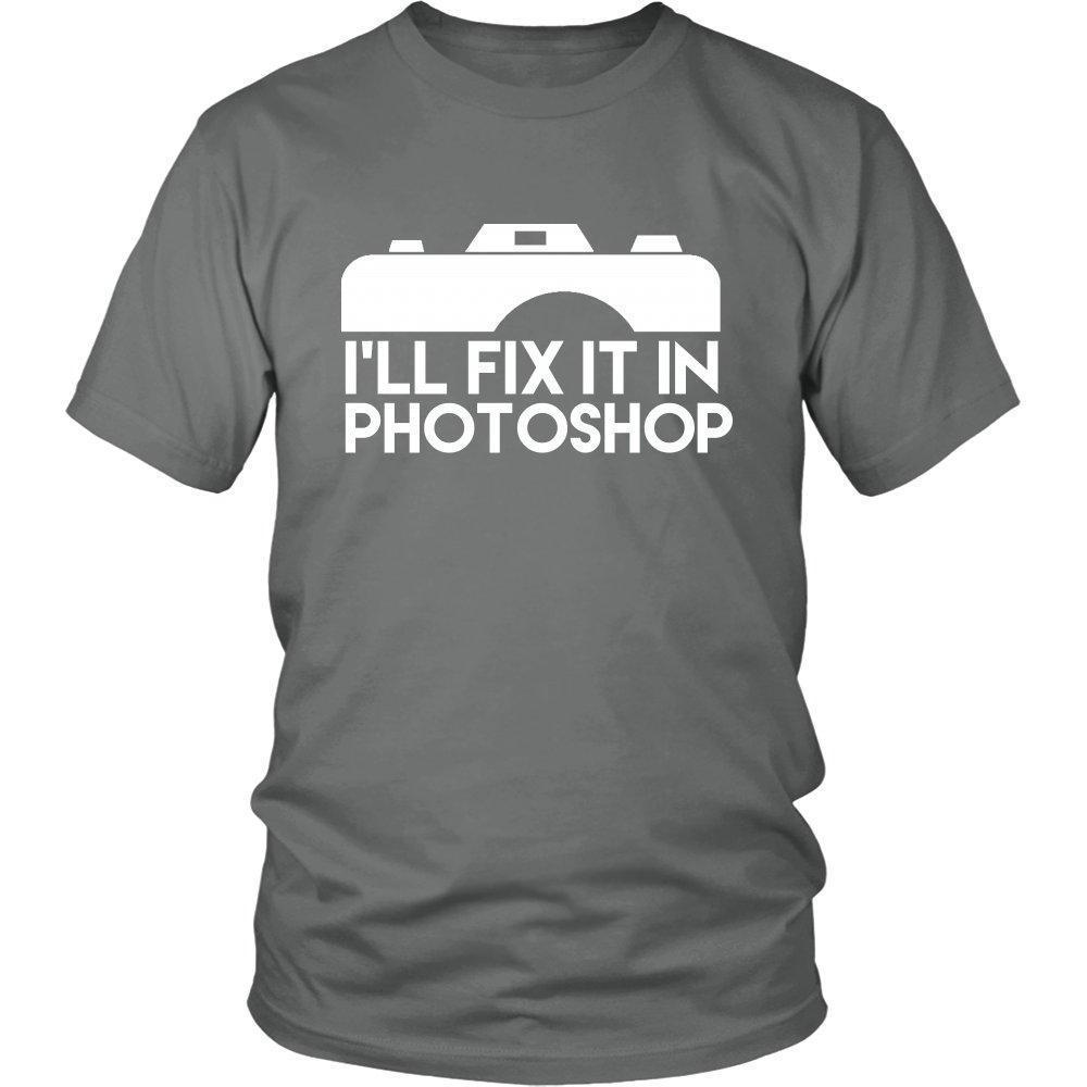 'I'll Fix It In Photoshop' Unisex T-Shirt-KaboodleWorld