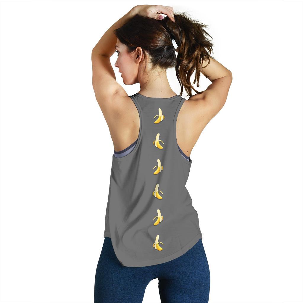 I'm Bananas Racerback Grey Tank Top-KaboodleWorld