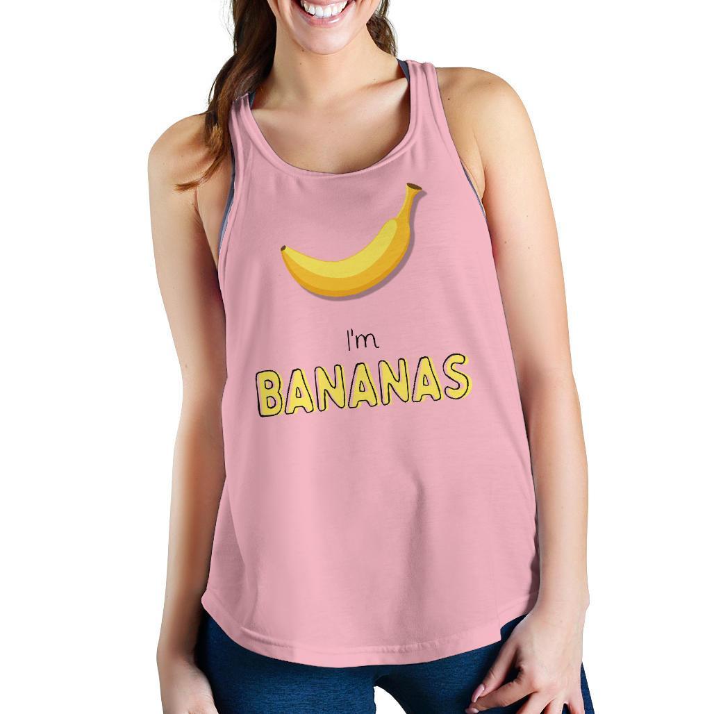 I'm Bananas Racerback Tank Top-KaboodleWorld