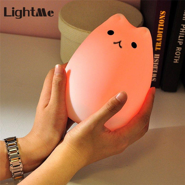 Kids Cat Portable Cozy LED Night Light-KaboodleWorld