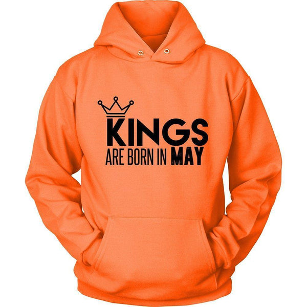 'Kings Are Born In May' Unisex Hoodie B-KaboodleWorld