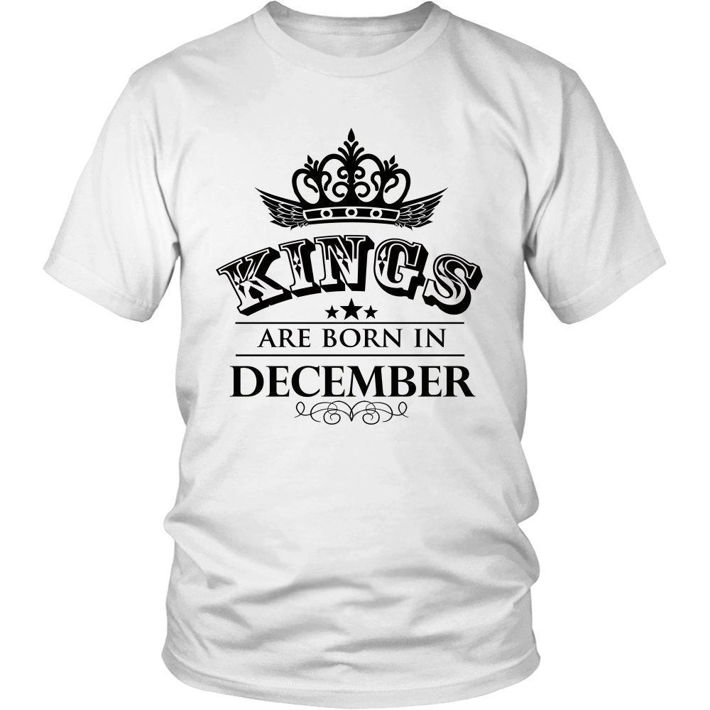 Kings are Born in December Unisex Shirt-KaboodleWorld