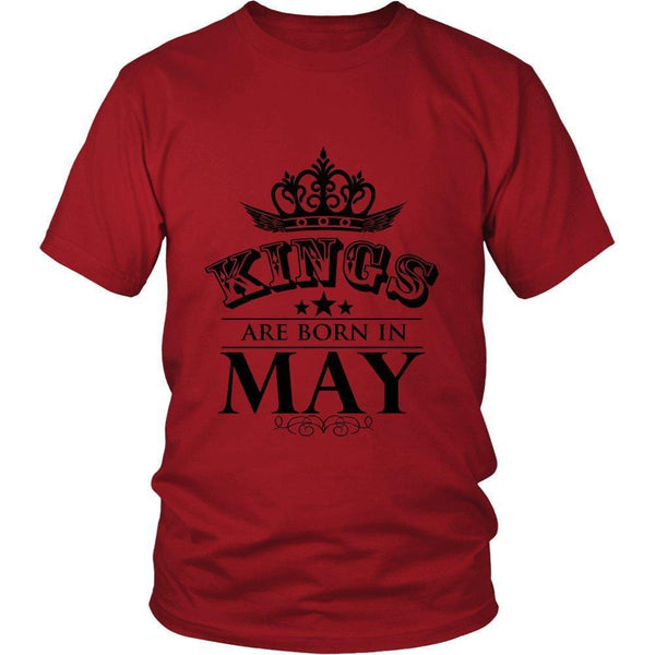 Kings are Born in May Unisex Shirt-KaboodleWorld