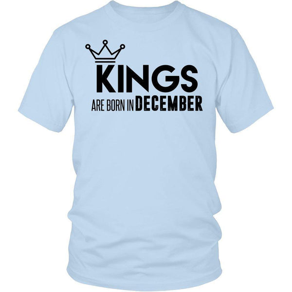 'Kings are born in December' T-Shirt-KaboodleWorld