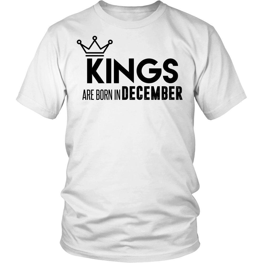 'Kings are born in December' T-Shirt-KaboodleWorld