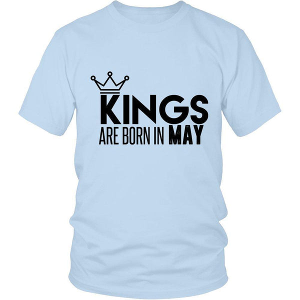 'Kings are born in May' T-Shirt-KaboodleWorld