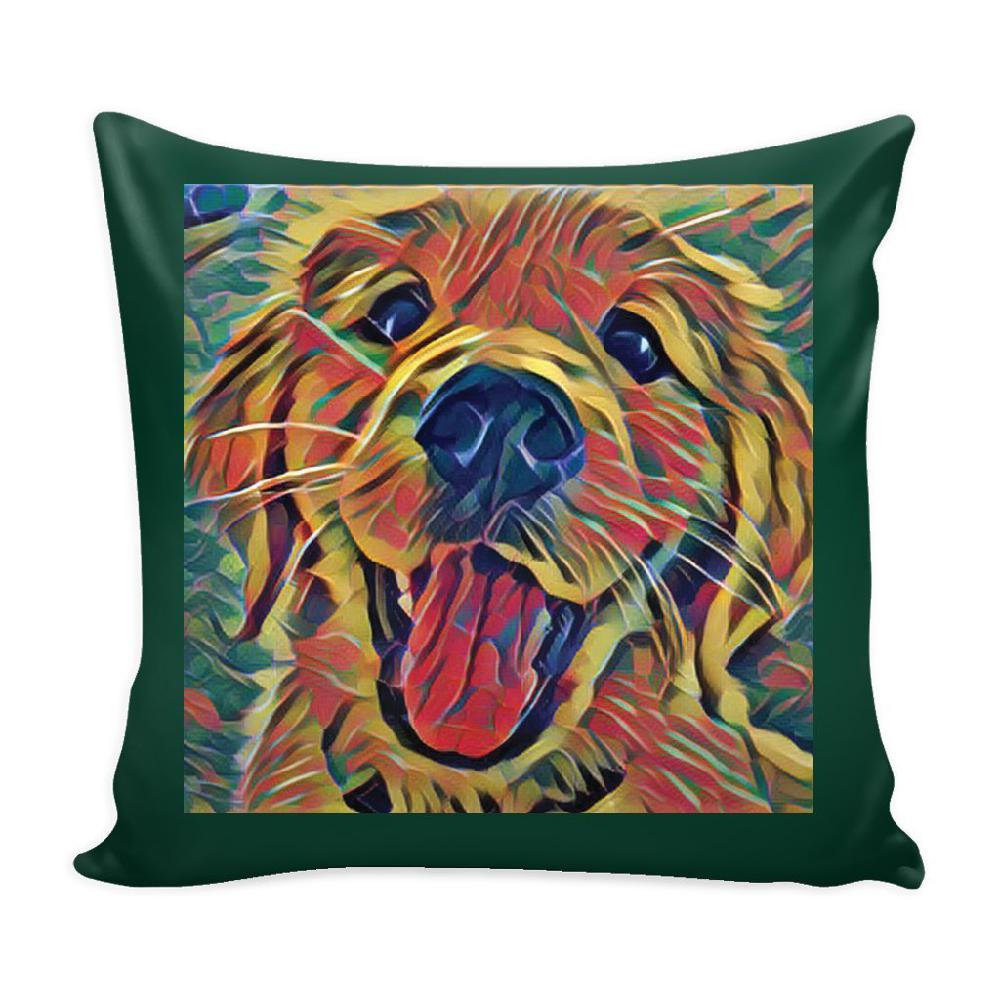 Laughing Dog Pillow Cover-KaboodleWorld