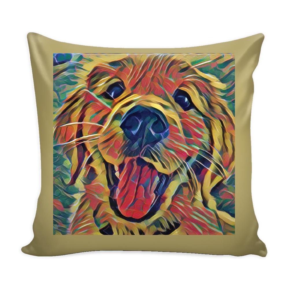 Laughing Dog Pillow Cover-KaboodleWorld