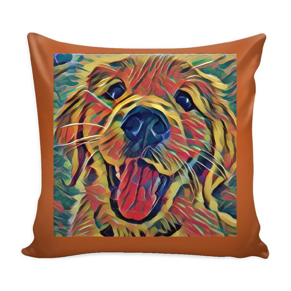 Laughing Dog Pillow Cover-KaboodleWorld