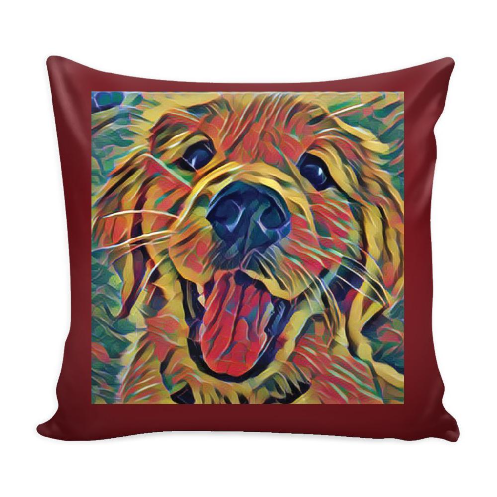 Laughing Dog Pillow Cover-KaboodleWorld
