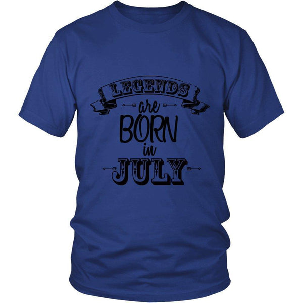 'Legends are Born in July' Unisex Shirt B-KaboodleWorld