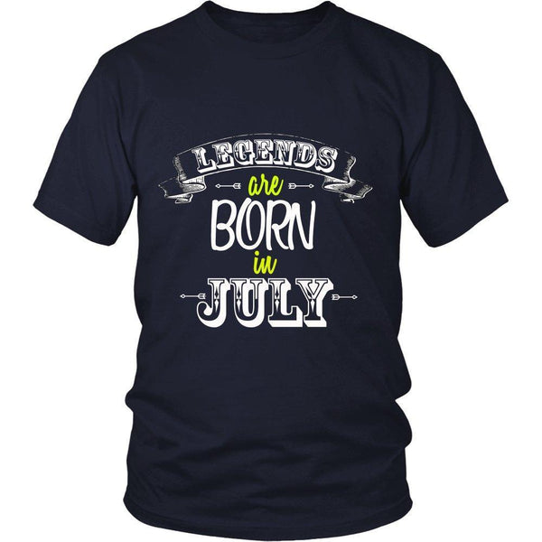 'Legends are Born in July' Unisex Shirt W-KaboodleWorld