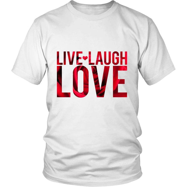 Live Laugh Love Unisex T-Shirt-KaboodleWorld