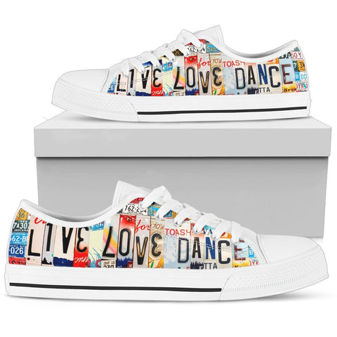 Live Love Dance Low Top Shoes-KaboodleWorld
