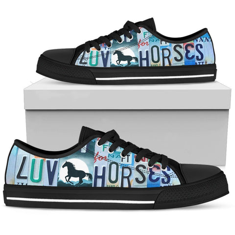 Love Horses Low Top Shoes-KaboodleWorld
