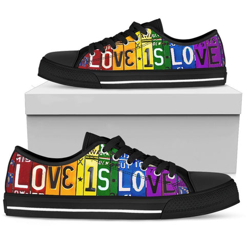 Love Is Love Low Top Shoes Women-KaboodleWorld