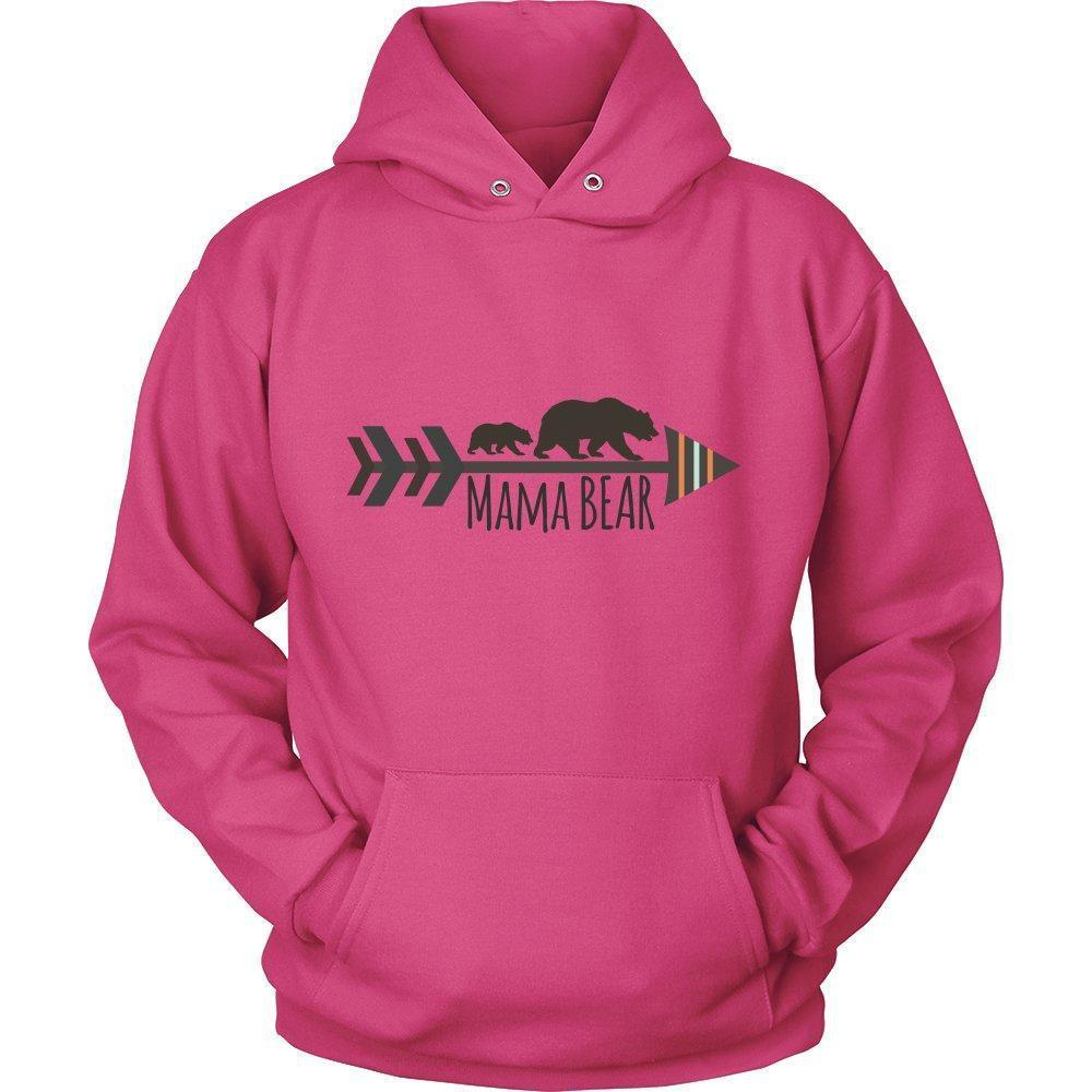 'Mama Bear' Colored Hoodie-KaboodleWorld