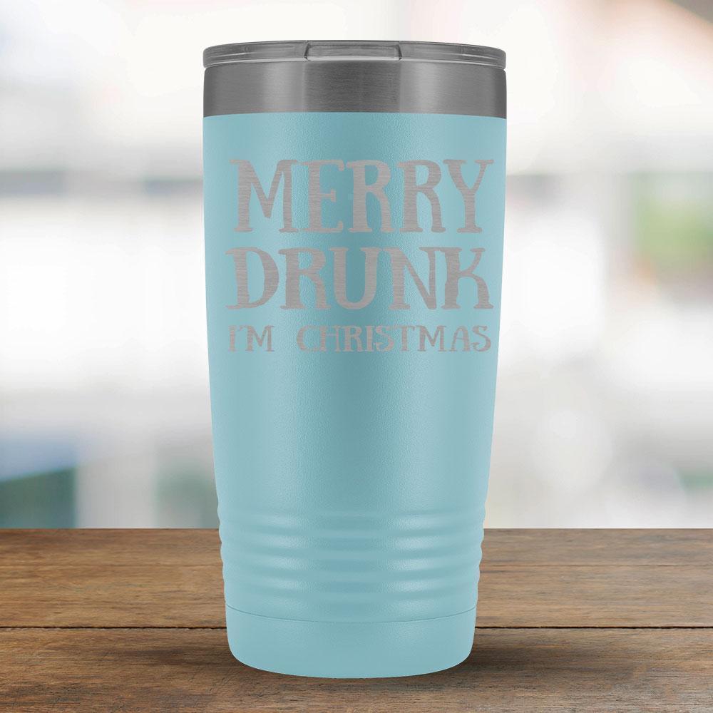 Merry Drunk I'm Christmas - 20oz Tumbler-KaboodleWorld