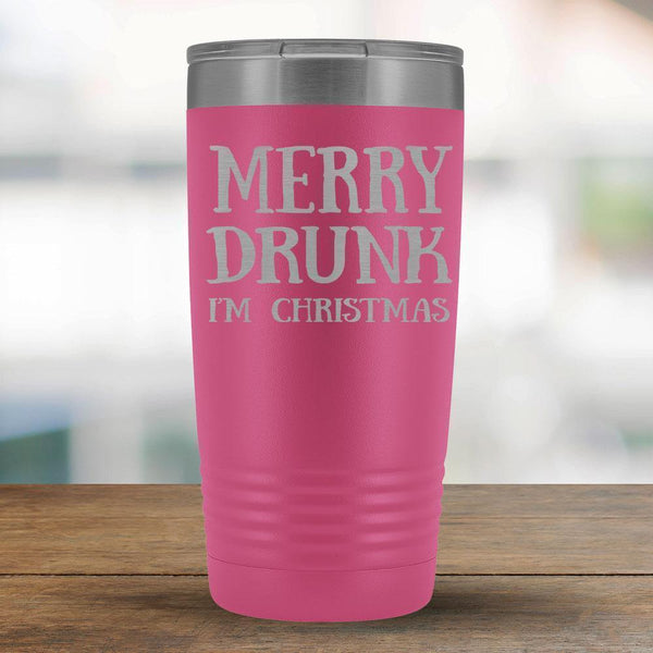 Merry Drunk I'm Christmas - 20oz Tumbler-KaboodleWorld