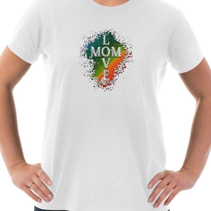 Mom Love - Bella + Canvas Unisex Jersey Short-Sleeve T-Shirt-KaboodleWorld