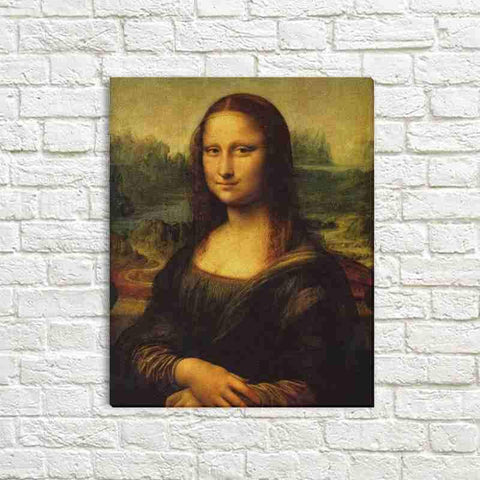 Mona Lisa Canvas Print 16"x20"-KaboodleWorld