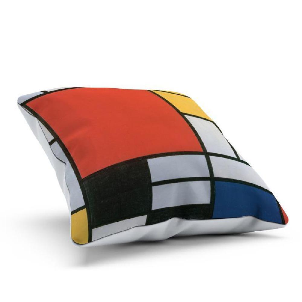 Mondrian Composition Pillow Cover-KaboodleWorld
