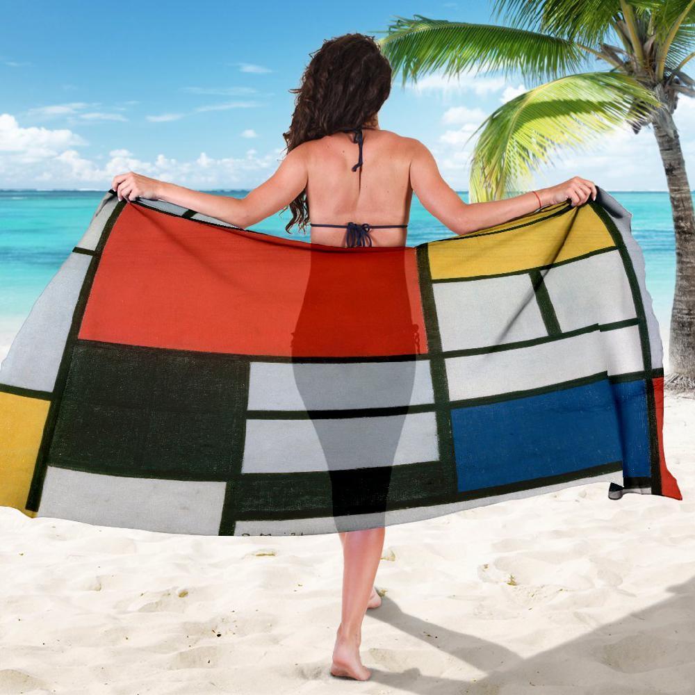 Mondrian Composition Sarong-KaboodleWorld