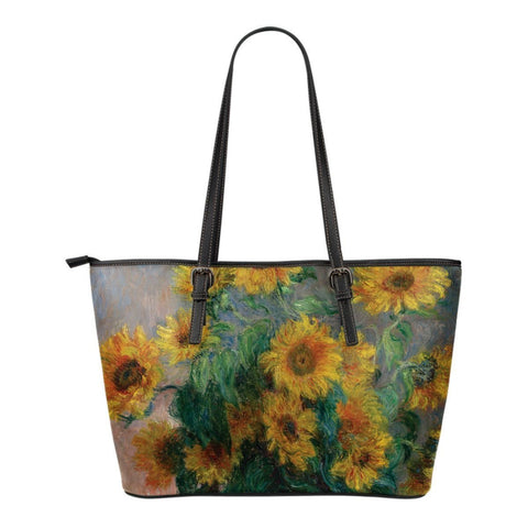 Monet Sunflowers Small Tote-KaboodleWorld