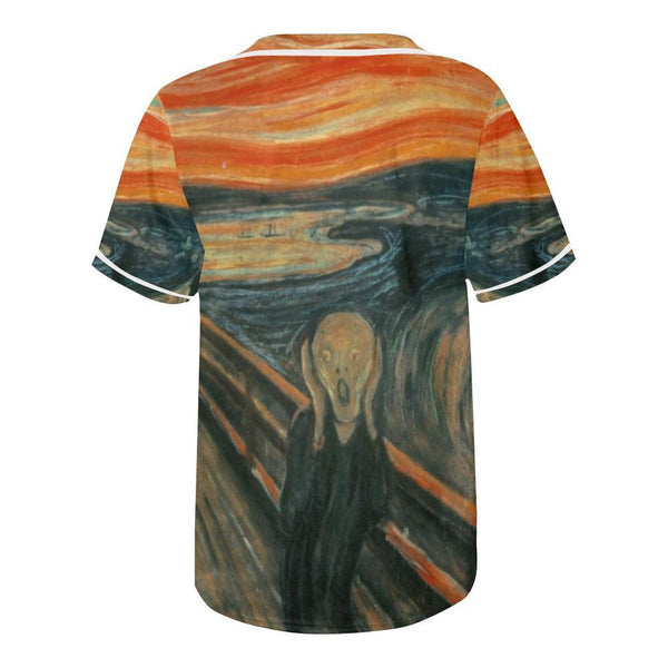 Munch The Scream Baseball Jersey-KaboodleWorld