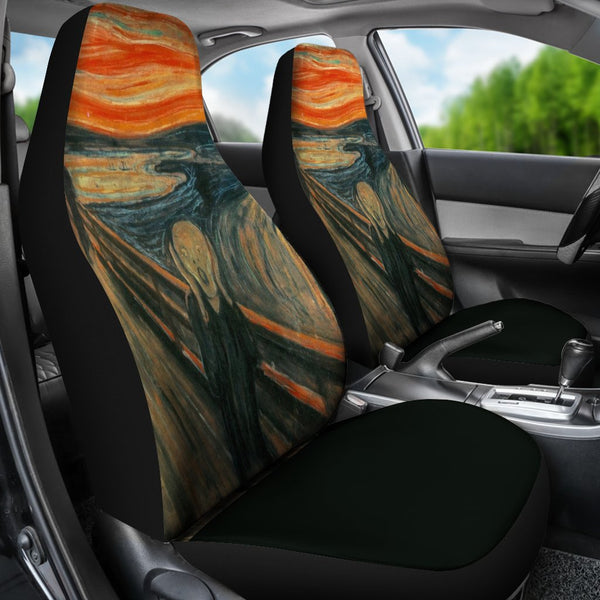 Munch The Scream Car Seat Covers-KaboodleWorld