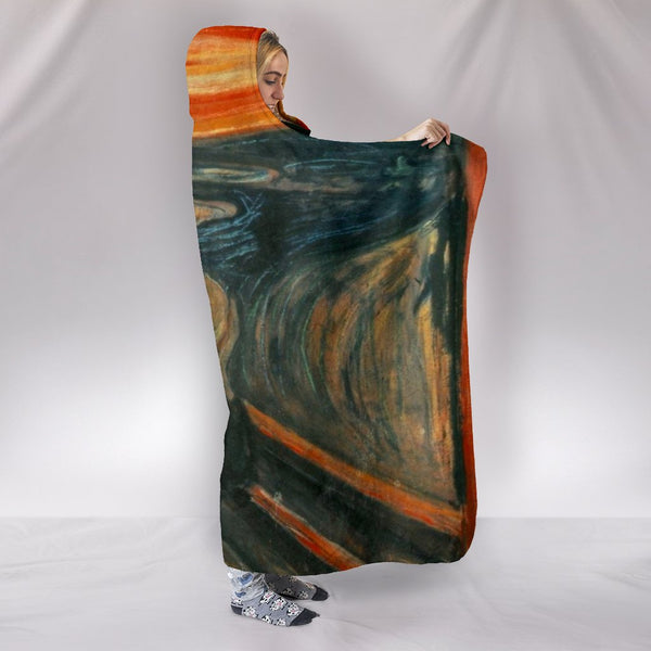 Munch The Scream Hooded Blanket-KaboodleWorld